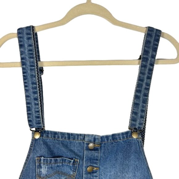 Highway Jeans Womens Denim Jeans Overalls Cutoff Shorts Pockets Size Extra Large - Picture 2 of 13
